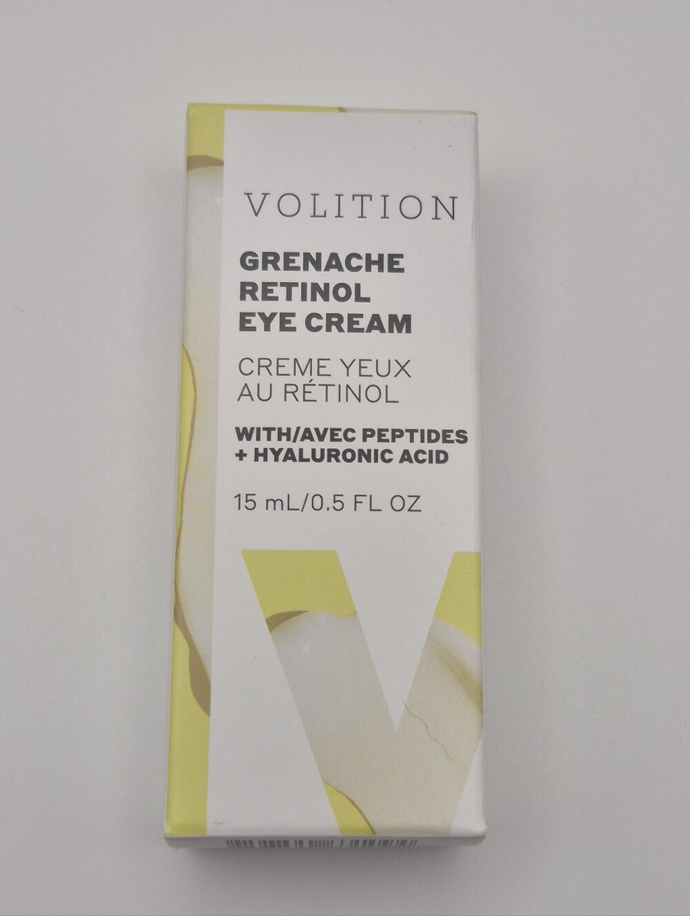 Volition Grenache Retinol Eye Cream 15ml Full Size New in Box Vegan
